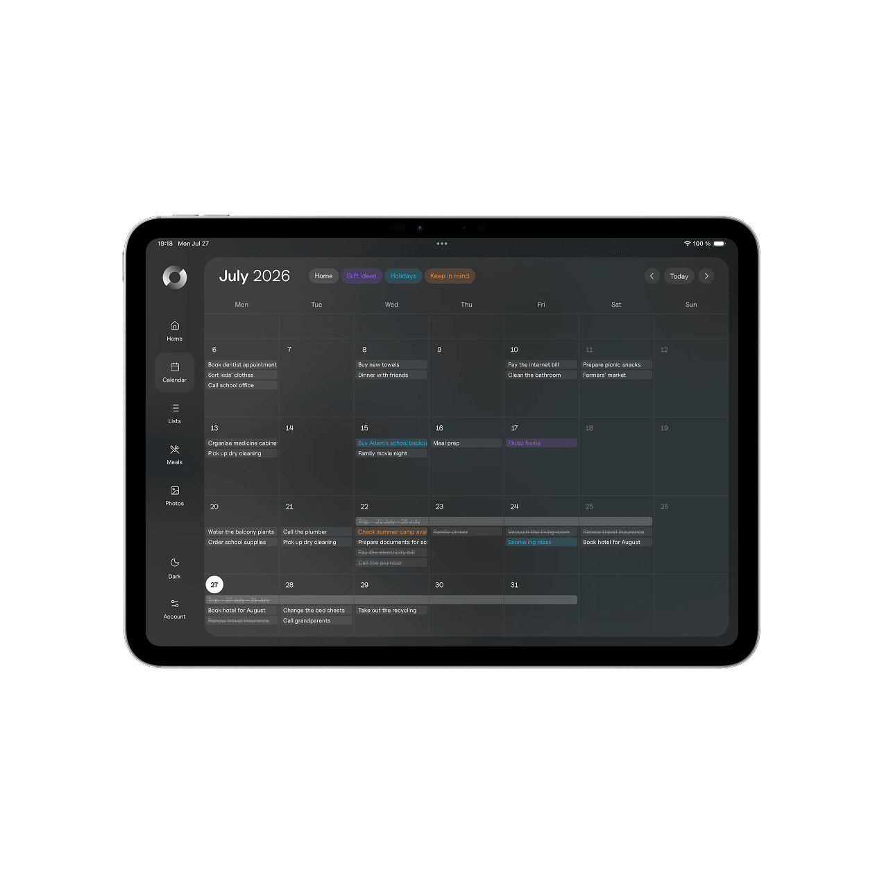 synchra app on iPad